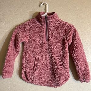 Cozy Soft Cuddly Pink Sherpa Kids Jacket 4